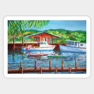 Shem Creek by Jan Marvin Sticker